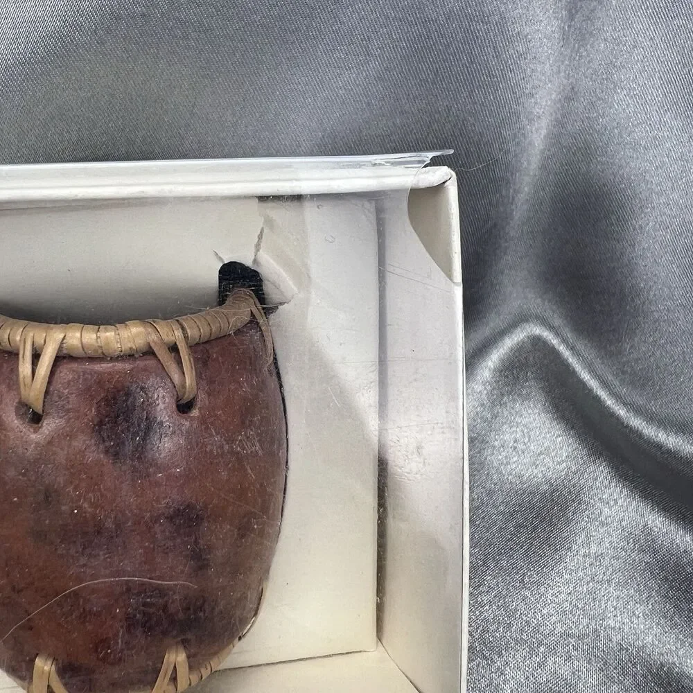 Pier 1 Imports Tamarind Napkin Rings Wooden Set of 4 Brown‎ Tan Handmade Gifts